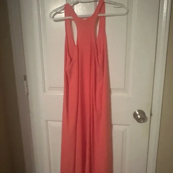 Athleta XS Coral Sleeveless Maxi Dress - Picture 4 of 4